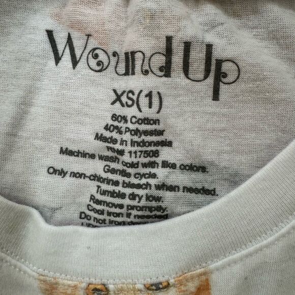 Wound Up Cat Print T-Shirt - Picture 2 of 4
